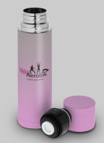 Egyedi termosz látványterve - Logós látványterv.