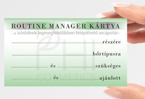 - Arcápolási rutinkártya 2. oldala.