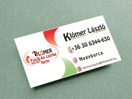 - Névjegykártya.